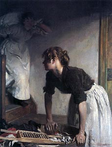 the wash house by william orpen